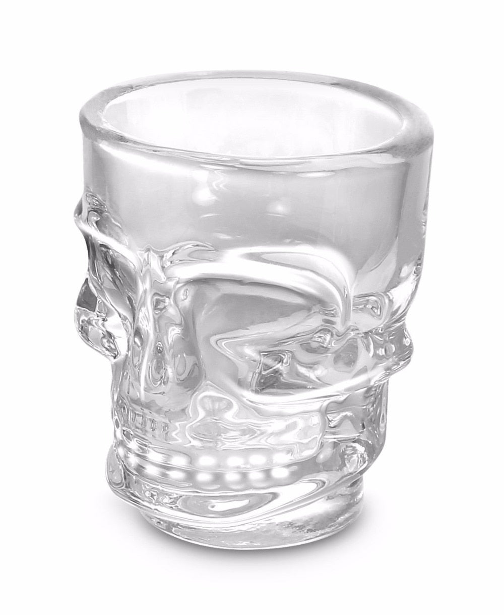 6 Piece Skull Shaped Shot Glasses Set