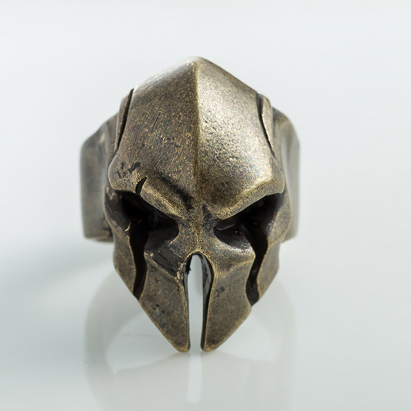 Unisex Spartan Skull Ring