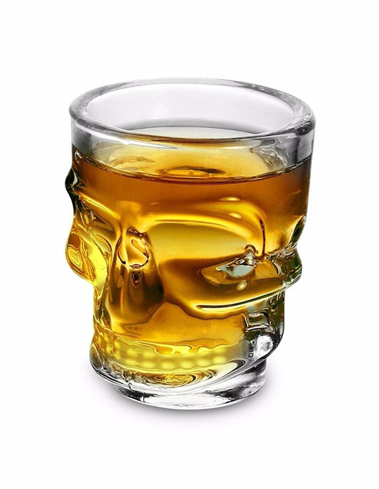 6 Piece Skull Shaped Shot Glasses Set