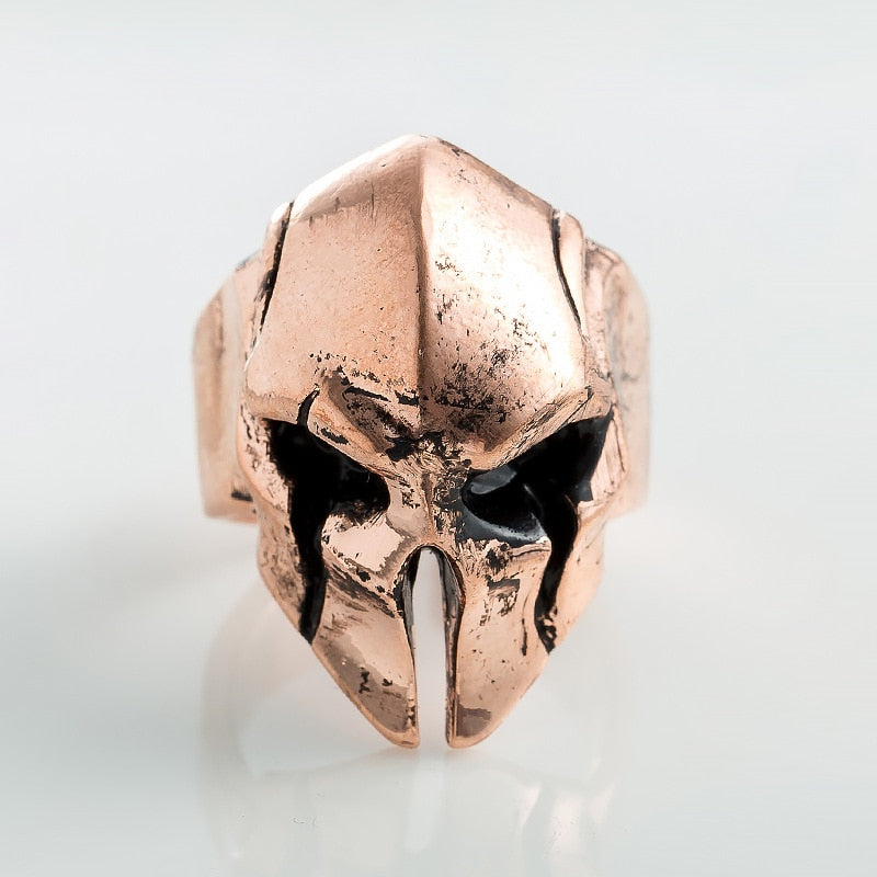 Unisex Spartan Skull Ring