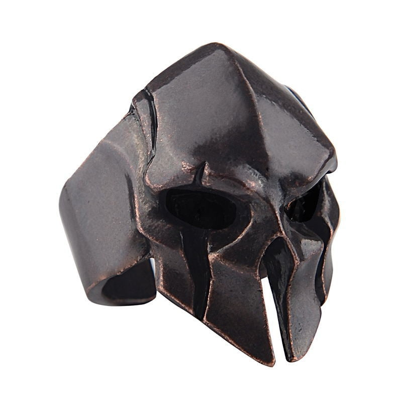 Unisex Spartan Skull Ring