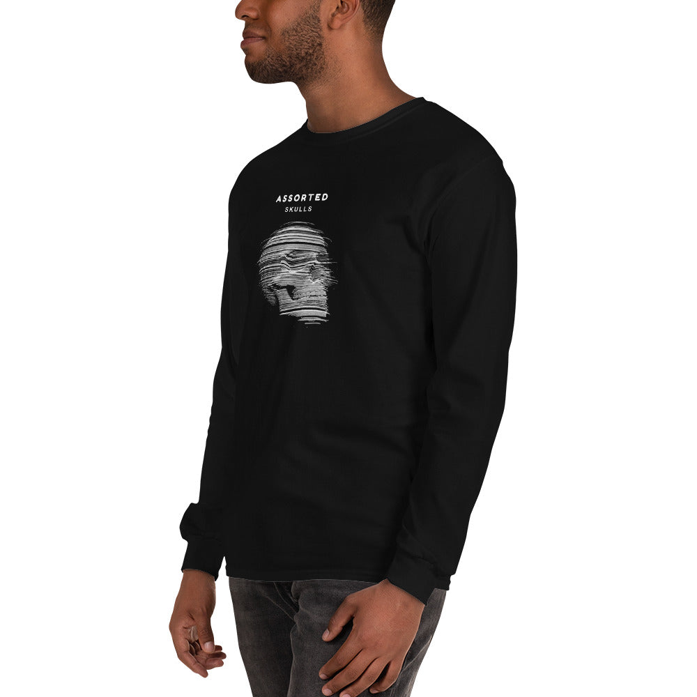 Assorted Skulls Men’s Long Sleeve Shirt